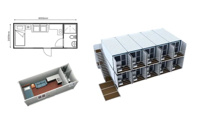 Modelo e representação de um projeto de construção modular