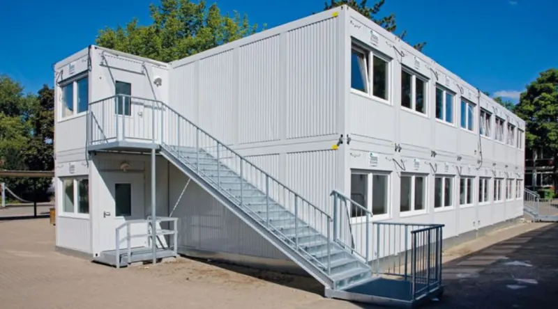 Construção modular em dois pavimentos